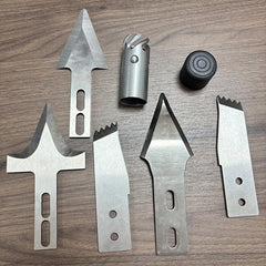 Industrial Shredder Perforating Knifes Machine Blade Slaughtering Poultry Vent Cutter