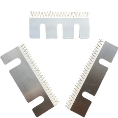 Carton Sealing Machine Serrated Knife Blade Double Hole Blade