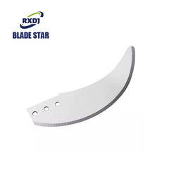 Food Processing Machinery Parts Curved Meat Cutting Blade Meat Rotary Cutter