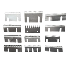Carton Sealing Machine Serrated Knife Blade Double Hole Blade