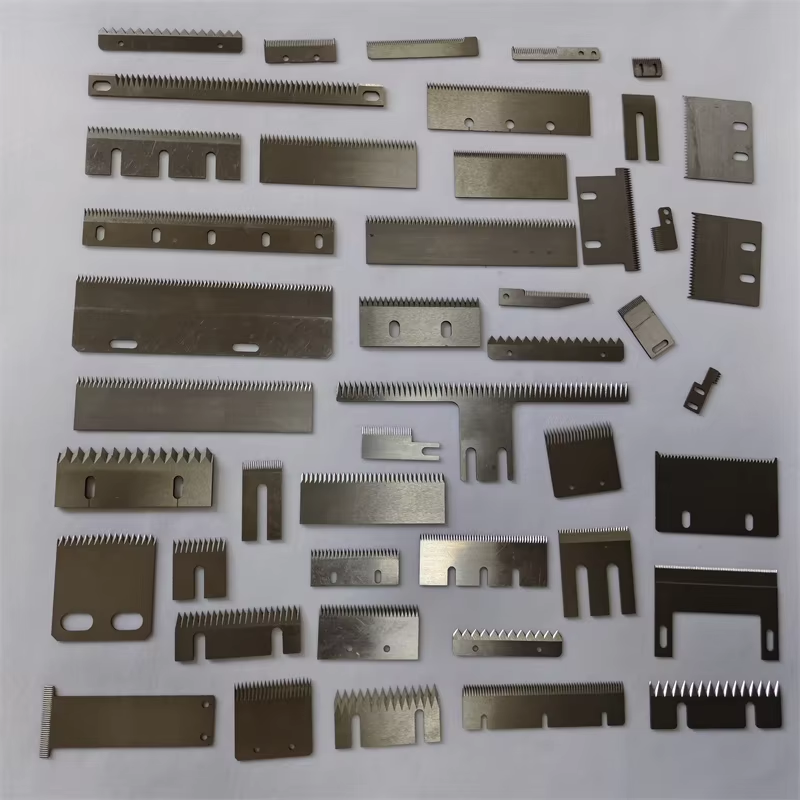 Food Bags Long Serrated Sealing Cutting Packaging Machine Serrated Knives Toothed Blade Bag Packing Machinery Cutting Blades